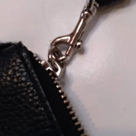 Small Black Coach Wristlet - Picture 4 of 6